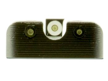 TruGlo TG231H1W Tritium Pro Black | Green Tritium White Outline Front Sight Green Tritium Rear Sight