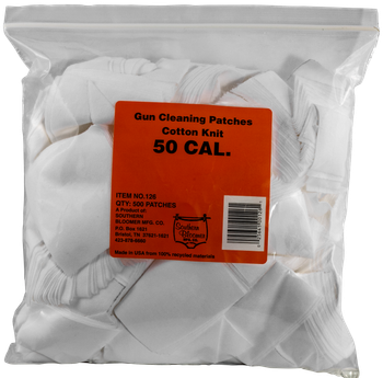 Southern Bloomer 126 Cleaning Patches  50 Cal Cotton 500 Per Pkg                                                                                                                                        