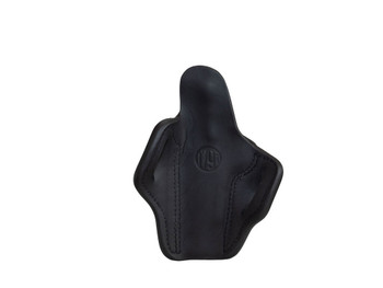 1791 Gunleather ORBH1SBLR BH1 Optic Ready OWB Size 01 Stealth Black Leather Belt Slide Fits 5" 1911 Right Hand