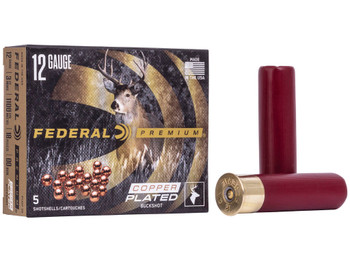 Federal P135F00 Premium Magnum 12Gauge 3.50" 18Pellets 2 1/4oz 00BuckShot 5 Per Box/50 Case