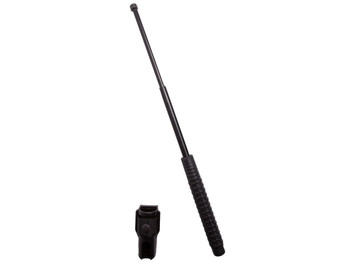 Uzi Accessories UZIEXB21 Law Enforcement Expandable Baton 8.25"- 21" Hardened Steel Includes Holster