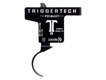 TriggerTech K84SBB14NNK Primary Single-Stage Curved Trigger with 1.50-4 lbs Draw Weight & Black PVD Finish for Kimber M84