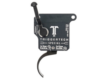 TriggerTech R70TCB13TNP Special Two-Stage Pro Curved Trigger with 1-3.50 lbs Draw Weight & Matte Gray w/Black Parts Finish for Remington 700 Right