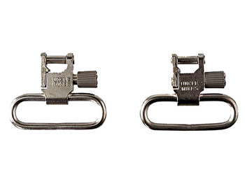 Uncle Mike's 14622 Super Swivel Quick Detach 115 RUG Nickel 1" Loop for Ruger 10/22/ .44 Mag/ #3 Carbines