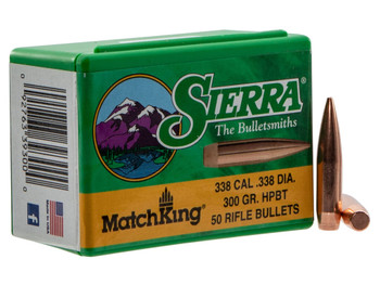 Sierra 9300T MatchKing 338Cal 300gr Hollow Point Boat Tail 50/Box