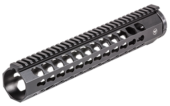 Firefield FF34051 Edge Handguard 12" Keymod Style Made of 6061-T6 Aluminum with Black Matte Finish for AR-15                                                                                            