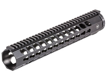 Firefield FF34051 Edge Handguard 12" Keymod Style Made of 6061-T6 Aluminum with Black Matte Finish for AR-15