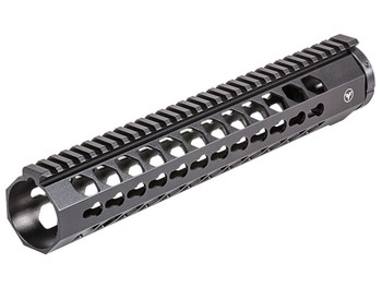 Firefield FF34051 Edge Handguard 12" Keymod Style Made of 6061-T6 Aluminum with Black Matte Finish for AR-15