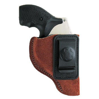 Bianchi 10376 6C  IWB Tan Leather Belt Clip Fits 2-3" Barrels Ruger/Colt/S&W K Frame Right Hand                                                                                                         