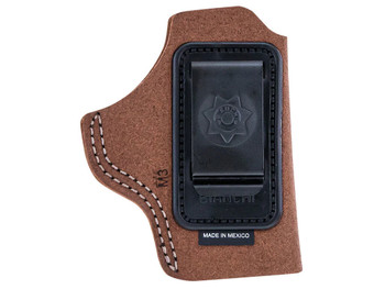Bianchi 10381 6C IWB Tan Leather Belt Clip Fits 2" Barrels Ruger/Colt/Charter Arms Left Hand