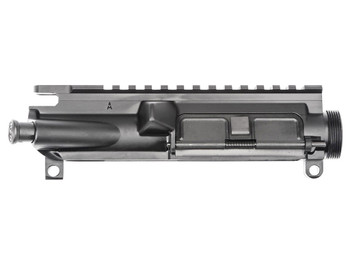 Spikes SFT50M4 Flat Top Stripped Upper Multi-Caliber 7075-T6 Aluminum Black Anodized Receiver for M4 Platform