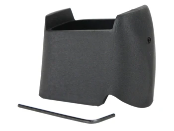 Pachmayr 03851 Mag Sleeve Compatible w/Glock 17/22 Mags To Fit Glock 26/27 Models, Black Polymer