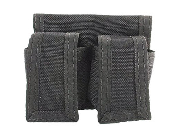 HKS 100B SpeedLoader Case Double Black Cordura Hook & Loop