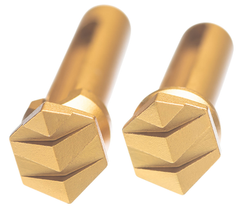 Tyrant CNC TDAR15TPGOLD Takedown Pins Enhanced AR-15 Gold Aluminum                                                                                                                                      