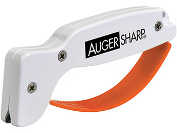 AccuSharp 007C AugerSharp Sharpener Diamond Tungsten Carbide Sharpener White/Orange