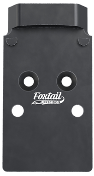 Foxtail Precision 100001 Red Dot Adapter Plate for Optics-Ready Pistol  Black Anodized CZ P10                                                                                                           