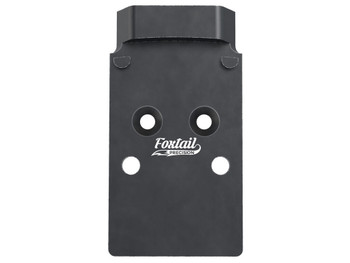 Foxtail Precision 100001 Red Dot Adapter Plate for Optics-Ready Pistol Black Anodized CZ P10