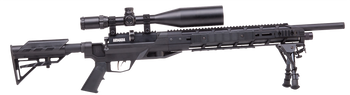 Benjamin BTAP22SX Tactical Armada  PCP 22 Pellet 10+1 Shot Black Black Receiver Black M4 Telescopic Stock Scope 4-16x50mm AO                                                                            