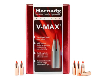 Hornady 22721 V-Max 6.8mm .277 110 gr V Max 100 Per Box/ 25 Case