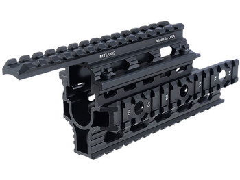 Leapers MTU009 Quad Rail Aluminum Matte Black Receiver