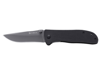 CRKT 6450K Drifter 2.88" Folding Plain Gray TiCN 8Cr14MoV SS Blade/Black G10 Handle Includes Pocket Clip