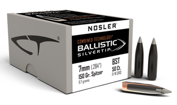 Nosler 51110 Ballistic Silvertip  7mm 150gr Spitzer Point 50/Box                                                                                                                                        