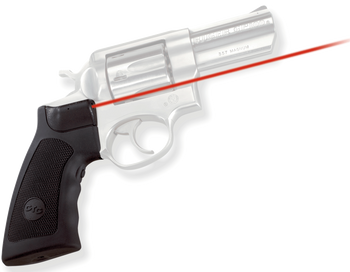 Crimson Trace 011790 Lasergrips  Fits Ruger Alaskan/GP100/Super Redhawk, Red Laser 633nM Wavelength 5mW Output, Black Polymer                                                                           