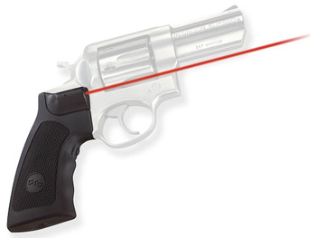 Crimson Trace 011790 Lasergrips Fits Ruger Alaskan/GP100/Super Redhawk, Red Laser 633nM Wavelength 5mW Output, Black Polymer