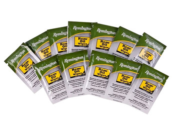 Remington Accessories 18411 Rem Oil Cleans/Lubricates/Protects Single Pack Wipes 12 Per Pack