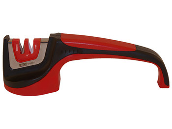 AccuSharp 052C Asian-Style Sharpener Fine Diamond, Ceramic Sharpener Red