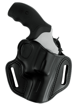 Galco CM192B Combat Master Belt Holster OWB Black Steerhide Fits S&W L Frame M686 3" Right Hand                                                                                                         