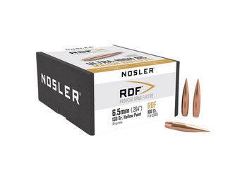 Nosler 53505 RDF Match 6.5Creedmoor 130gr Hollow Point Boat Tail 100/Box