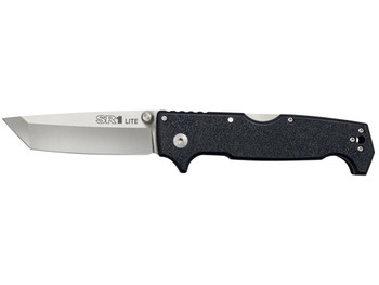 Cold Steel CS62K1A SR1 Lite 4" Folding Tanto Plain 8Cr14MoV SS Blade/Black Griv-Ex Handle Includes Pocket Clip