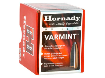 Hornady 2266 Traditional Varmint 22 Cal .224 55 gr Soft Point 100 Per Box/ 40 Case