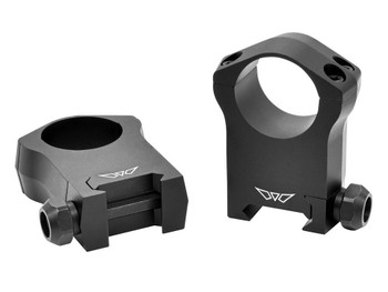 Warne 7204M Scope Rings Mountain Tech Matte Black 1" Ultra High 0 MOA