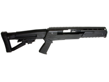 Archangel AA1430 Sparta Conversion Stock Black Synthetic 4 Position Collapsible with Pistol Grip for Ruger Mini-14, Mini Thirty