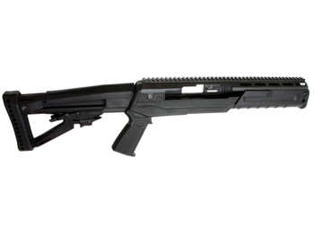 Archangel AA1430 Sparta Conversion Stock Black Synthetic 4 Position Collapsible with Pistol Grip for Ruger Mini-14, Mini Thirty