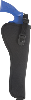 Allen 44810 Cortez  Size 10 OWB Style Black Polyester, Adjustable Strap & Belt Loop Mount Type fits 7-8.5" Barrel Medium-Large DA Revolver Right Hand                                                   