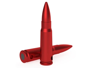 Birchwood Casey BC-DCTR-762 Duracap Training Rounds 7.62X39 Aluminum 4PK