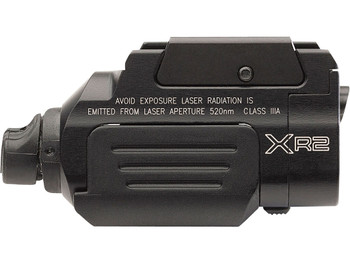 SureFire XR2AGN XR2-A-GN Compact Black Anodized 800 Lumens White LED/Green Laser