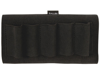 Allen 205 Shotgun Shell Holder Black Elastic 5rd Shotgun Buttstock Mount