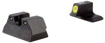 Trijicon 600600 HD Night Sights  Green/Tritium Yellow Outline Front Sight-Green Tritium Black Outline Rear Sight H&K P2000/P2000SK                                                                      