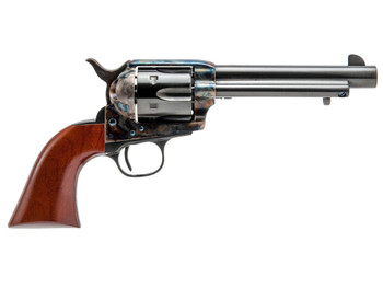 Cimarron MP411 Model P 45 Colt (Long Colt) 6 Shot 5.50" Blued Stainless Steel Barrel, Blued Cylinder, Color Case Hardened Steel Frame, Walnut Grip, Exposed Hammer