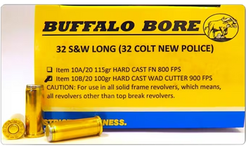 Buffalo Bore Ammunition 26A20 Personal Defense Strictly Business 460S&W Mag 300gr Semi Jacketed Flat Point 20 Per Box/12 Case                                                                           