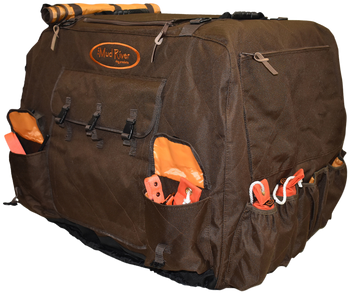 Mud River MRM1515 Dixie Insulated Kennel Cover Brown Polyester Large 36" x 26" x 26"                                                                                                                    