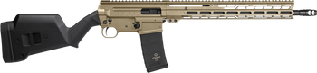 CMMG 94AC80FCT Dissent BR4 *CA Compliant 9mm Luger 10+1 16.10" Black Nitride Threaded Barrel, Coyote Tan Cerakote Picatinny Rail Aluminum Receiver, Magpul SGA Black Polymer Stock                      