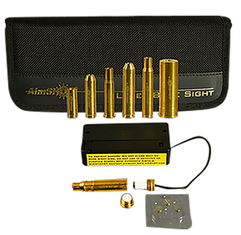 Aimshot KTRIFLE Boresight Rifle Kit Laser Universal Rifle Calibers Brass                                                                                                                                