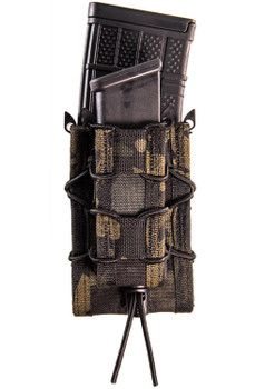 High Speed Gear 13DD10MC TACO Double Decker Mag Pouch MultiCam Nylon Belt Belts 2.25" Wide Compatible w/ Rifle Compatible w/ Pistol                                                                     