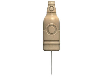 Birchwood Casey 3DSTBTL 3D Stake Target Beige Bottle 6 Pack