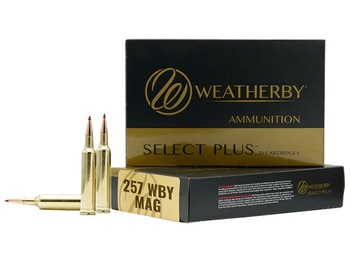 Weatherby B257100TTSX Select Plus 257WthbyMag 100gr Barnes Tipped TSX Lead Free 20 Per Box/10 Case